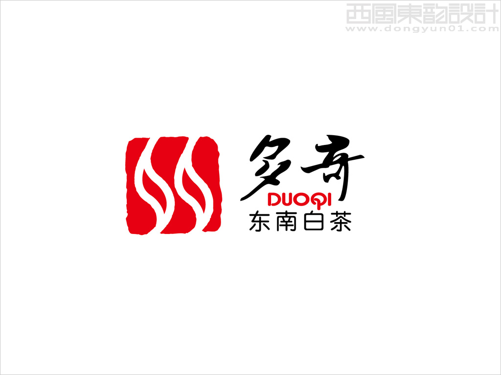 多奇東南白茶茶葉品牌logo設計