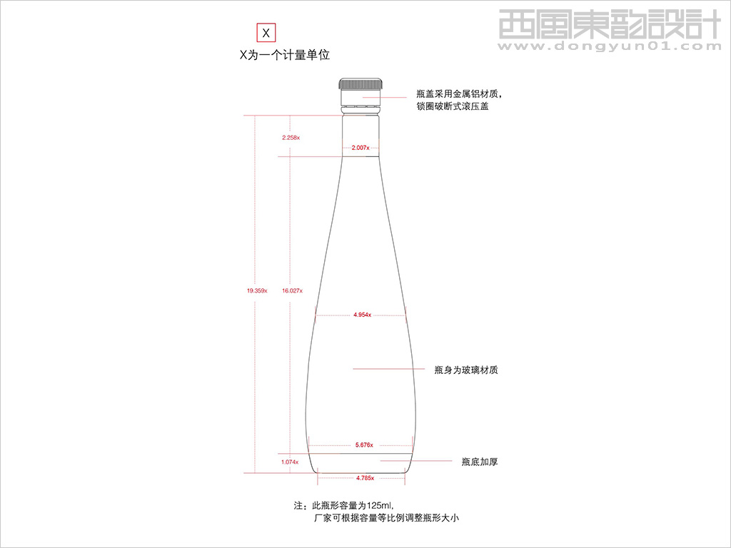 江蘇國色天香油用牡丹科技發(fā)展有限公司南園國色牡丹籽油瓶型設(shè)計(jì)線稿圖