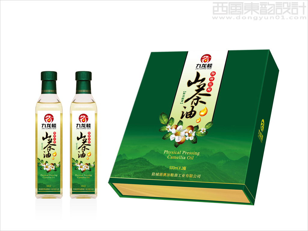 澳加糧油工業(yè)有限公司山茶油禮盒設(shè)計(jì)、山茶油瓶簽設(shè)計(jì)