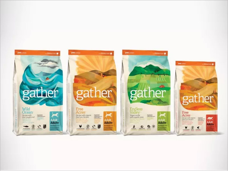 gather 寵物食品包裝設(shè)計圖片欣賞