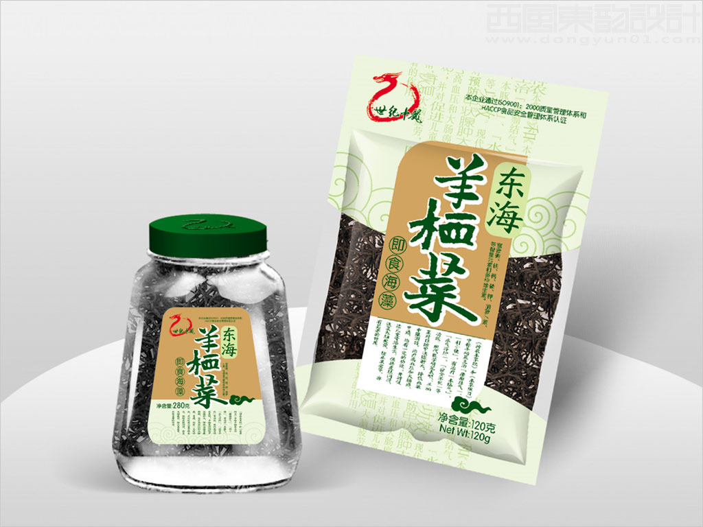 牡丹江中龍食品有限責(zé)任公司羊棲菜包裝設(shè)計(jì)