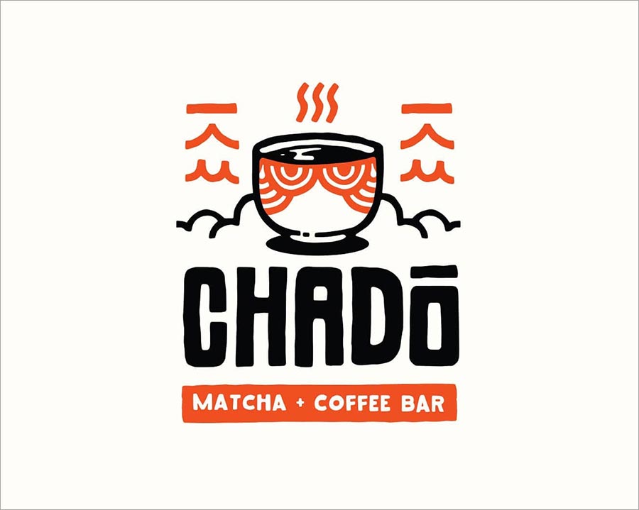 Chado Matcha Coffee Bar logo設計