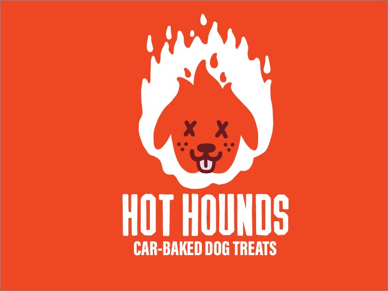 Hound Hounds 汽車烤狗logo設(shè)計