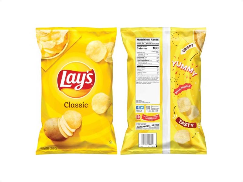 Lay's樂事薯片休閑食品包裝重新設(shè)計