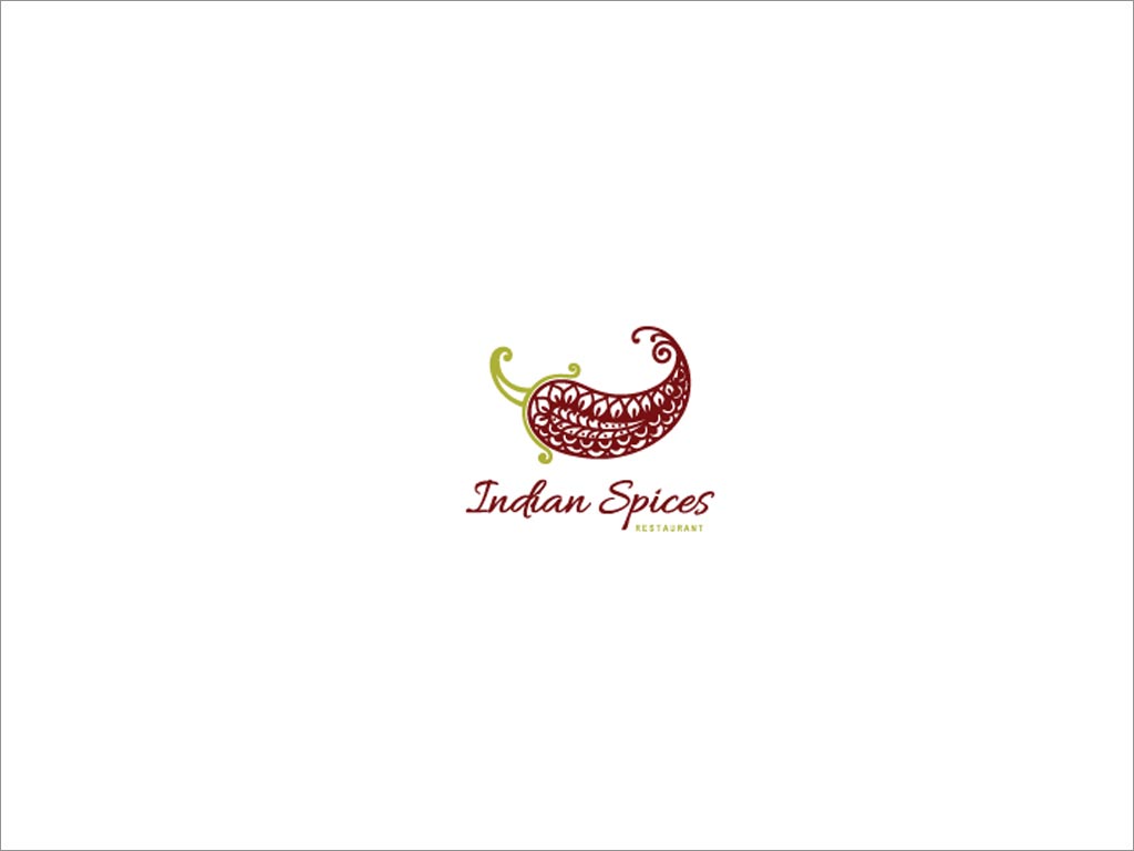 INDIAN SPICES餐飲logo設(shè)計(jì)