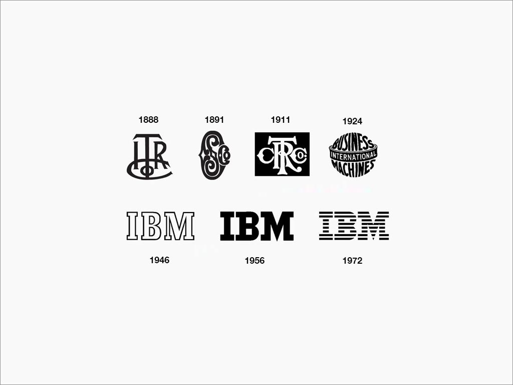 IBM Logo設(shè)計(jì)及其演變過程