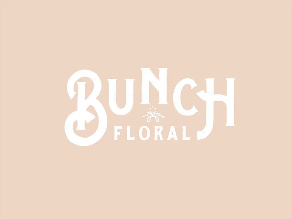 Bunch Floral花店品牌logo設(shè)計