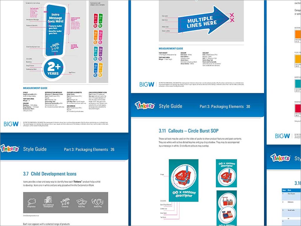 澳大利亞Big W Tinkers玩具品牌vi設(shè)計
