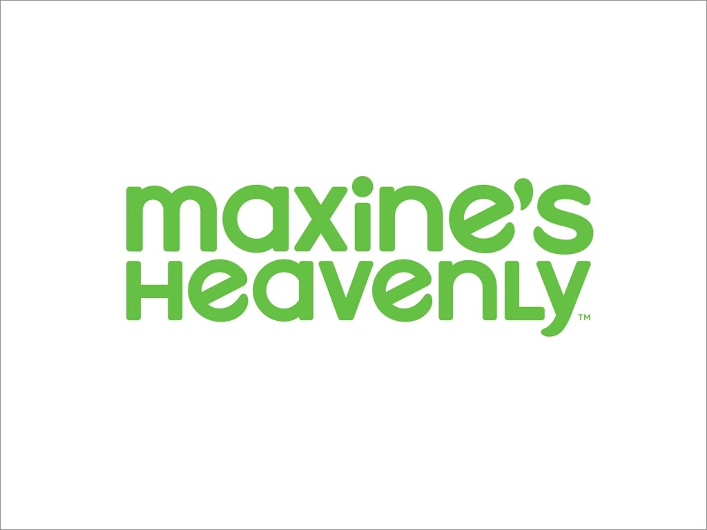 美國Maxine's Heavenly曲奇餅干品牌logo設(shè)計(jì)