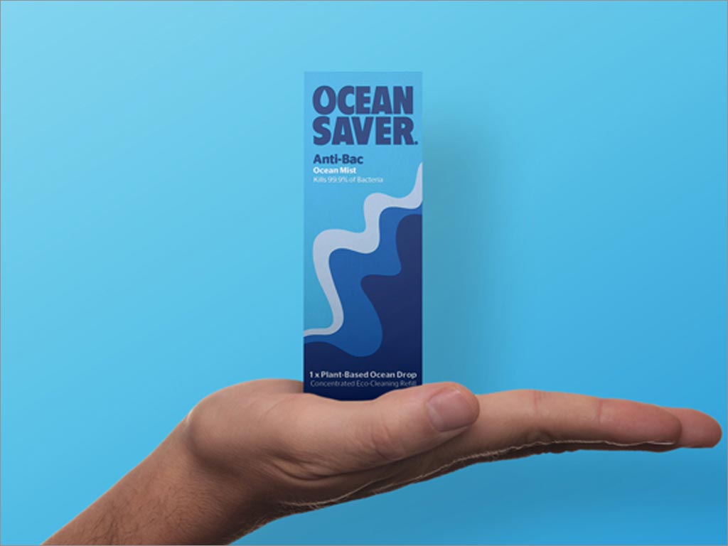 美國OceanSaver濃縮型家用清潔劑包裝設(shè)計之實物照片展示