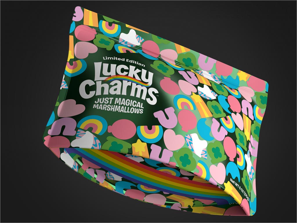 美國(guó)Lucky Charms Just Magical棉花糖包裝設(shè)計(jì)之實(shí)物照片