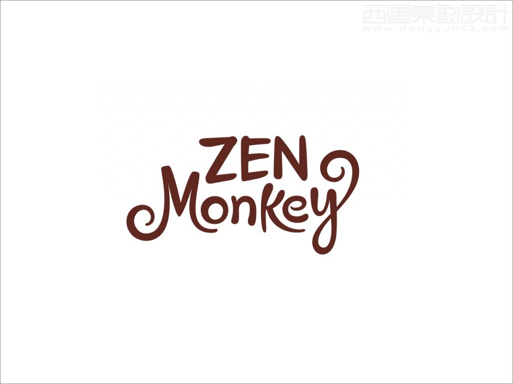 美國zen monkey早餐速食粥l(xiāng)ogo設計