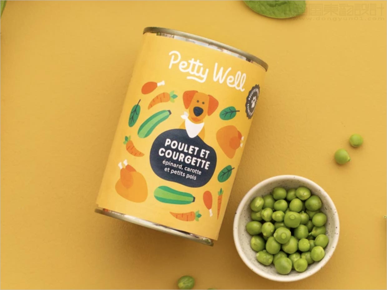 法國Petty Well寵物狗糧食品包裝設(shè)計