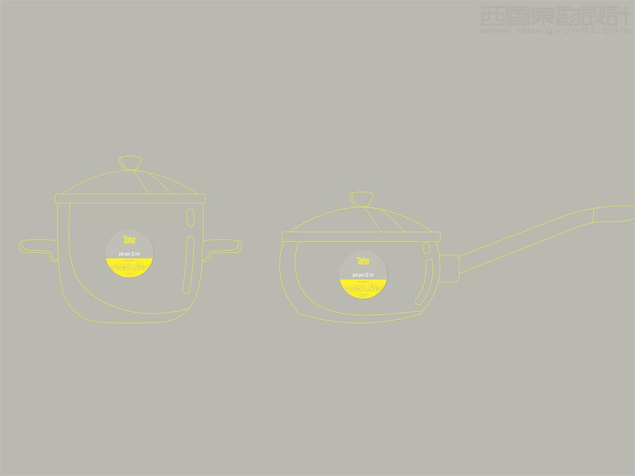 沙特阿拉伯Taha廚房用品炊具湯鍋包裝設(shè)計(jì)