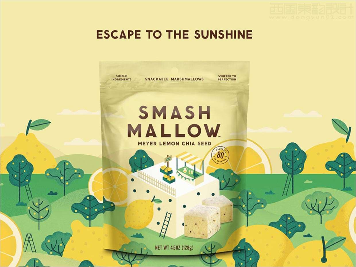 英國Smashmallow棉花糖休閑食品包裝設(shè)計