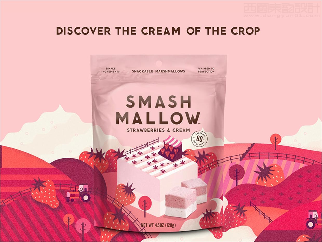 英國Smashmallow棉花糖休閑食品包裝設(shè)計