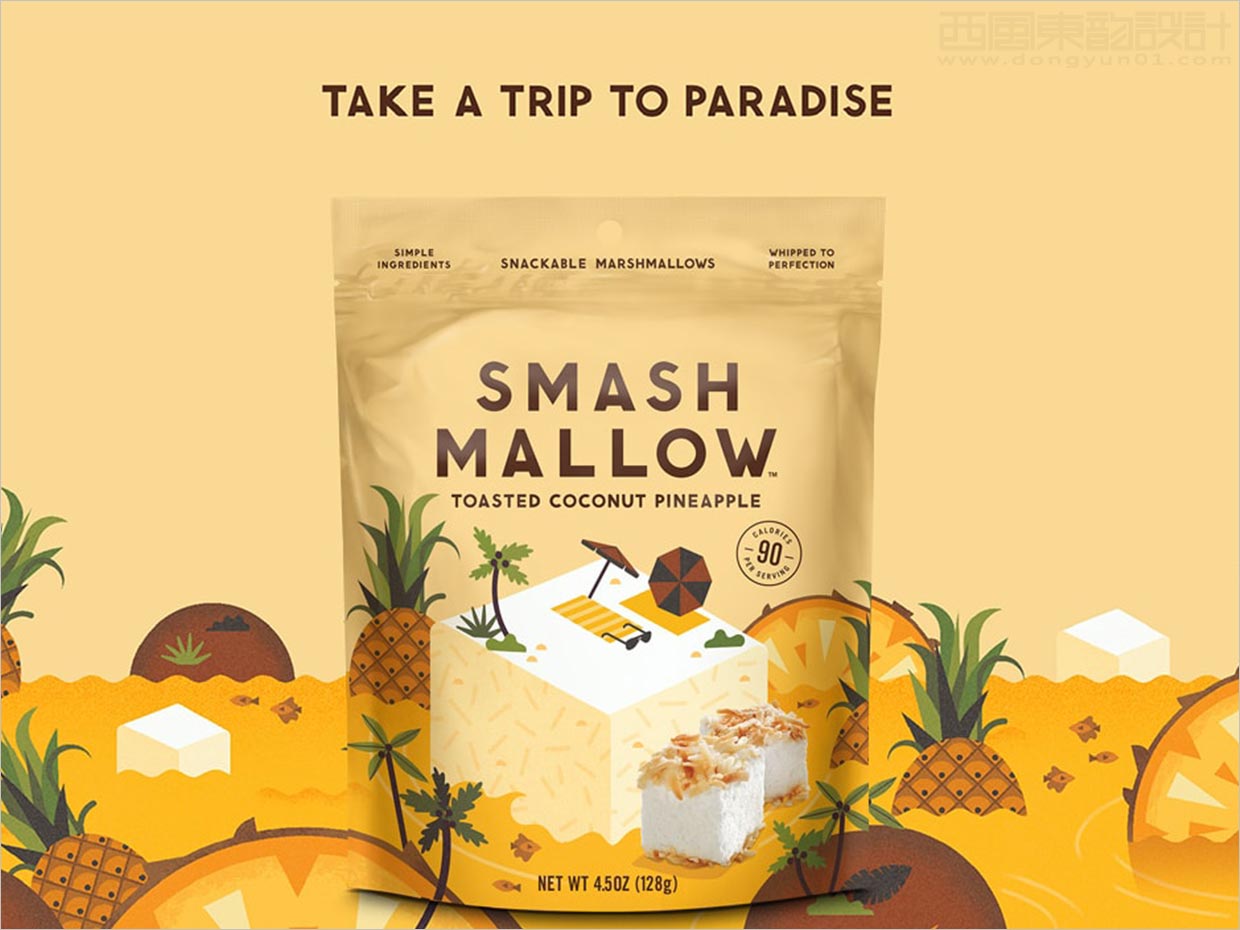 英國Smashmallow棉花糖休閑食品包裝設(shè)計