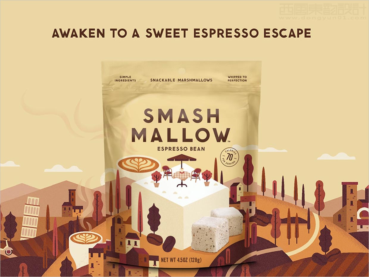 英國Smashmallow棉花糖休閑食品包裝設(shè)計