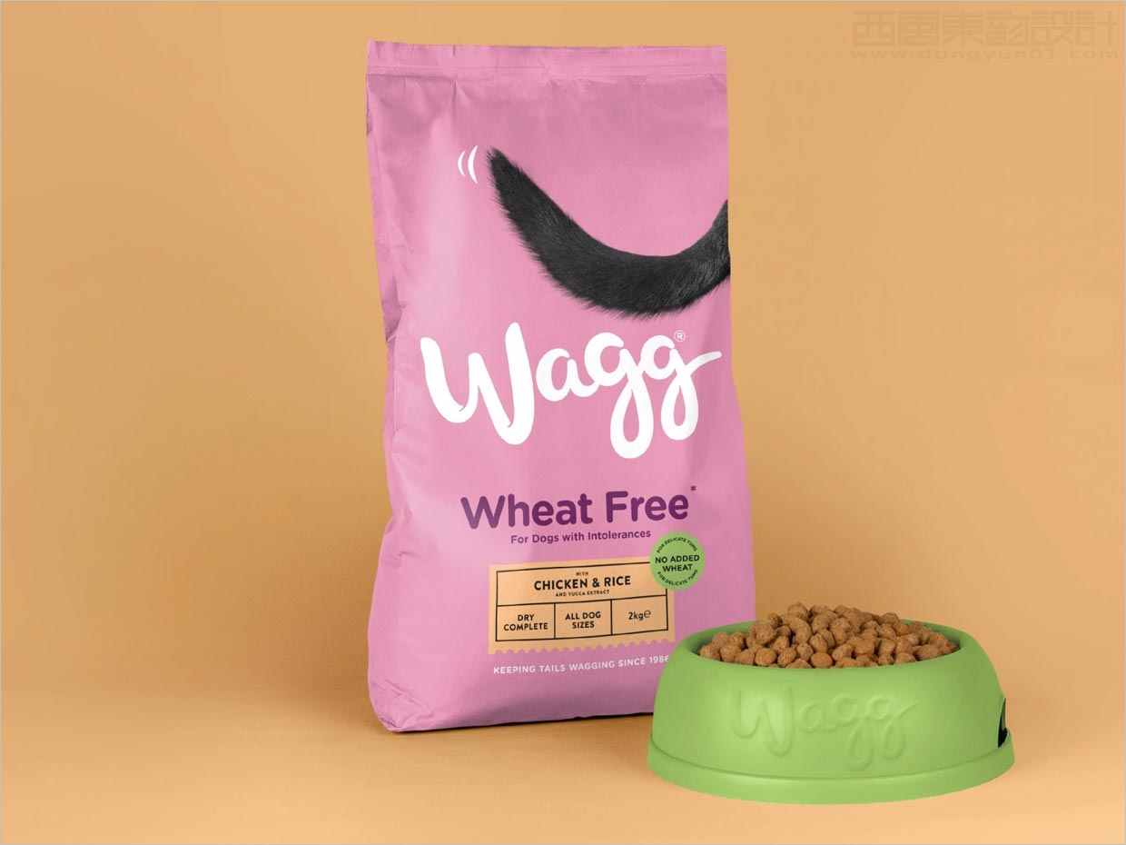 俏皮的英國Wagg狗糧寵物食品包裝設(shè)計(jì)