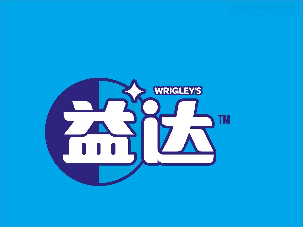 箭牌益達(dá)口香糖品牌中文logo優(yōu)化升級設(shè)計